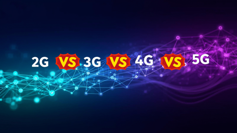 2G vs 3G vs 4G vs 5G: Key Differences Explained